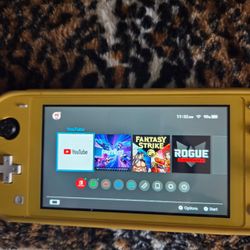 Yellow Nintendo Switch Lite