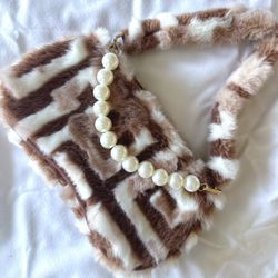 JW Pei Fur Shoulder Bag 