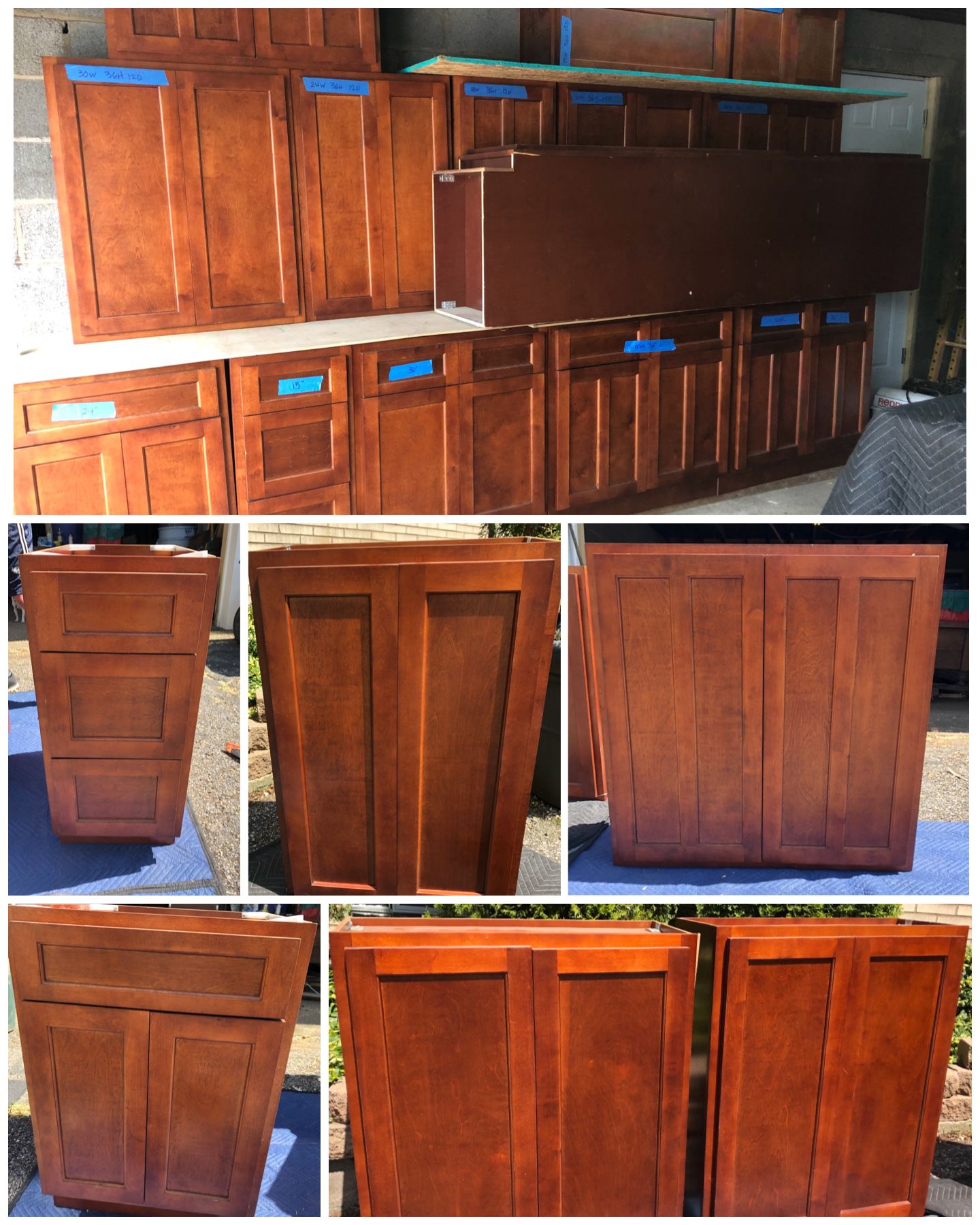 FULL SET NEW 16 pieces Kitchen Cabinets