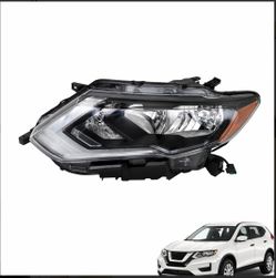 SEBLAFF Left Side Headlight Halogen LH Headlamp Assembly Replacement for Rogue S SL S-V 2017 2018 2019.