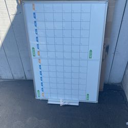 Dry Erase Double Month Calendar