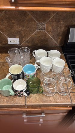 17 drinking cups