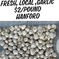 Hanford Fresh Garlic $2 A Pound 