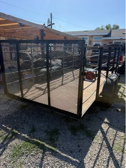 Double axle trailer