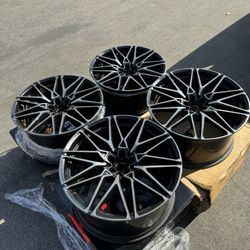 Original BMW X5 X5M X6 X6M OEM Wheels (21" Front, 22" Rear) SET OF 4 Competition Rims