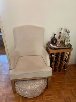 chair and ottoman