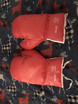 Boxing Gloves 16oz Pair With Extra Right Hand