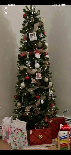 Slim Christmas tree