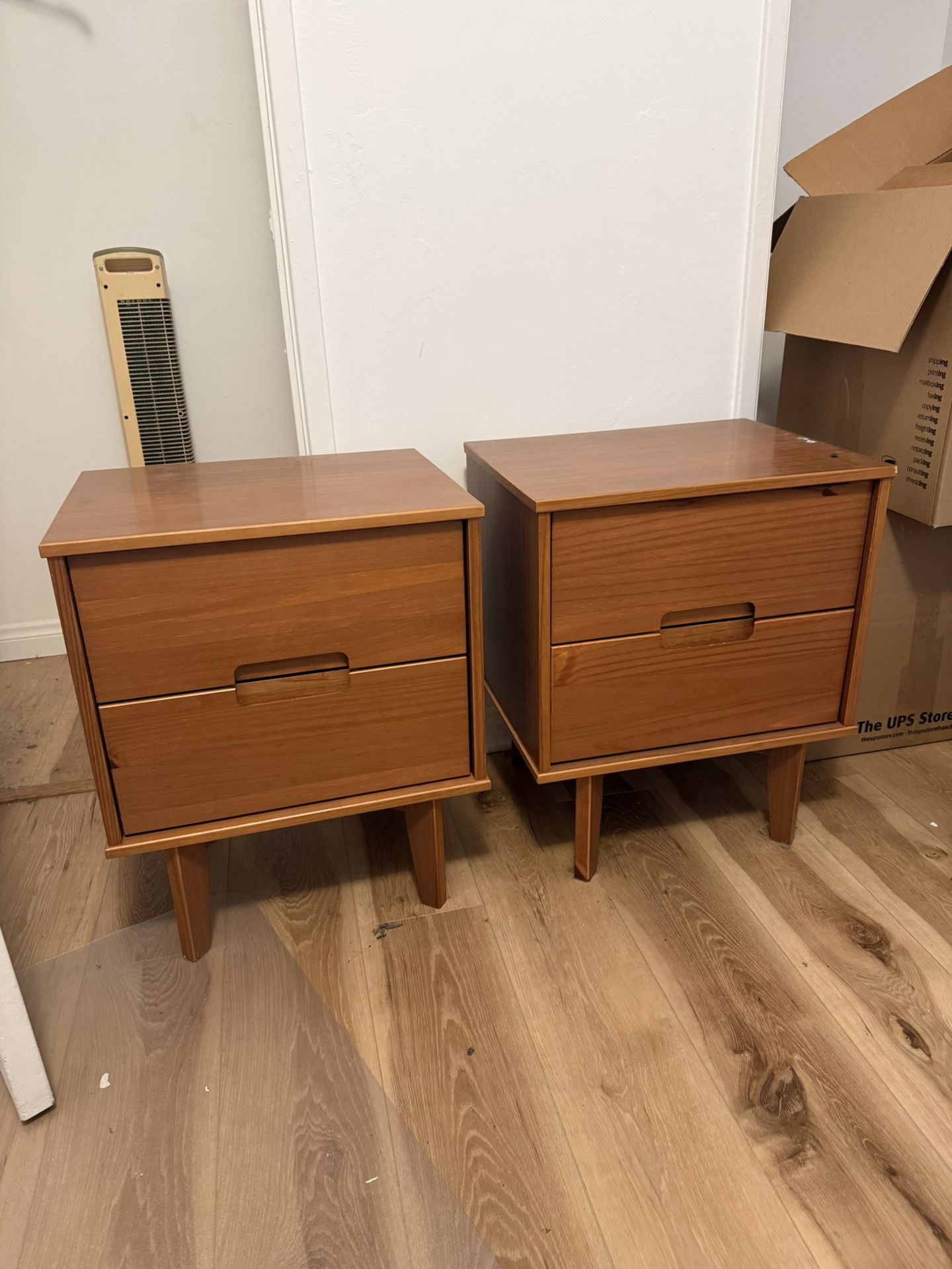 Two End Tables For Bedroom
