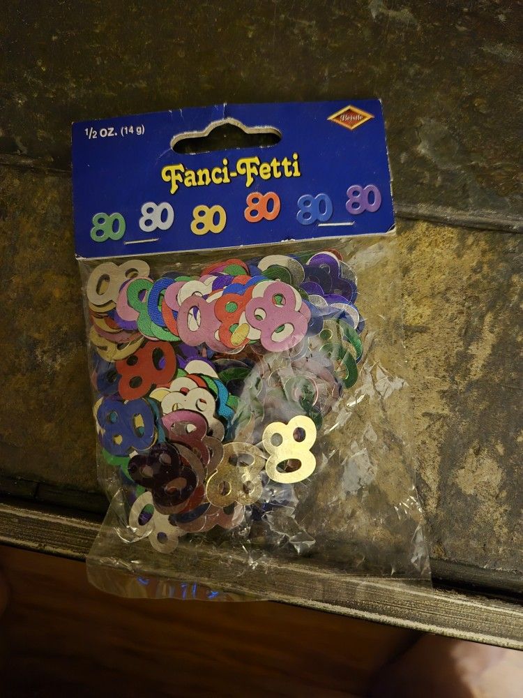 Fanci-fetti Number 80 Confetti