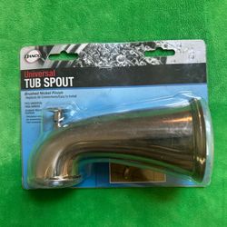6” Tub Spout with Diverter - Brushed Nickel (10316)
