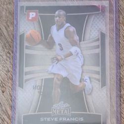 2025 Steve Francis LeafMetal 1/1 Pre-Production PROOF Collector Card Mint