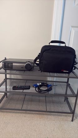Optoma Projector with Carry Bag and Accessories