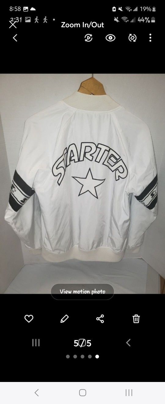 Starter bomber jacket
