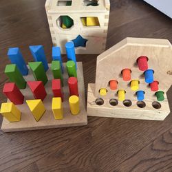 Montessori Wooden Learning Toys – Bundle or Sold Separately