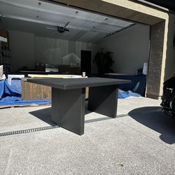 Restoration Hardware-RH Drifted Reclaimed Oak Plank Dining Table