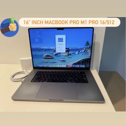 MacBook Pro M1 Pro 16” - 16GB Memory - 512GB SSD w/ Charger💻