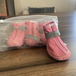 Pink Dog Shoes 
