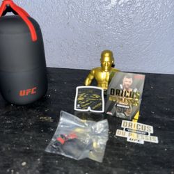 UFC Action Mini Figures Very Rare Gold Dricus 
