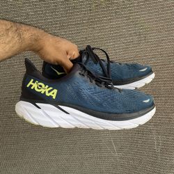 Hoka one one Clifton 8 Blue Coral Butterfly 