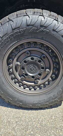 BLACK RHINO HARD ALLOY 18" Rims Set of 4 Military Look Asking For $1,000 Or Best Offer