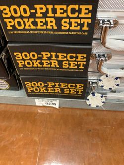 300 piece poker set - new with case