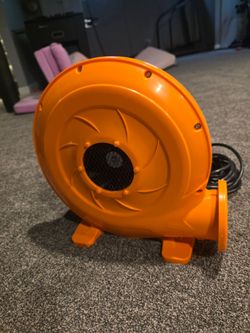 Orange Inflatable Bounce House Blower Fan