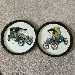 Metal Plates Antique Cars (2)