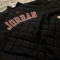 Youth Jordan Quilted Bomber Jacket (Size L 12–13Y)