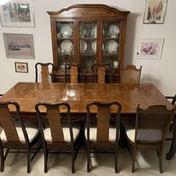 Dining Room Table and Hutch