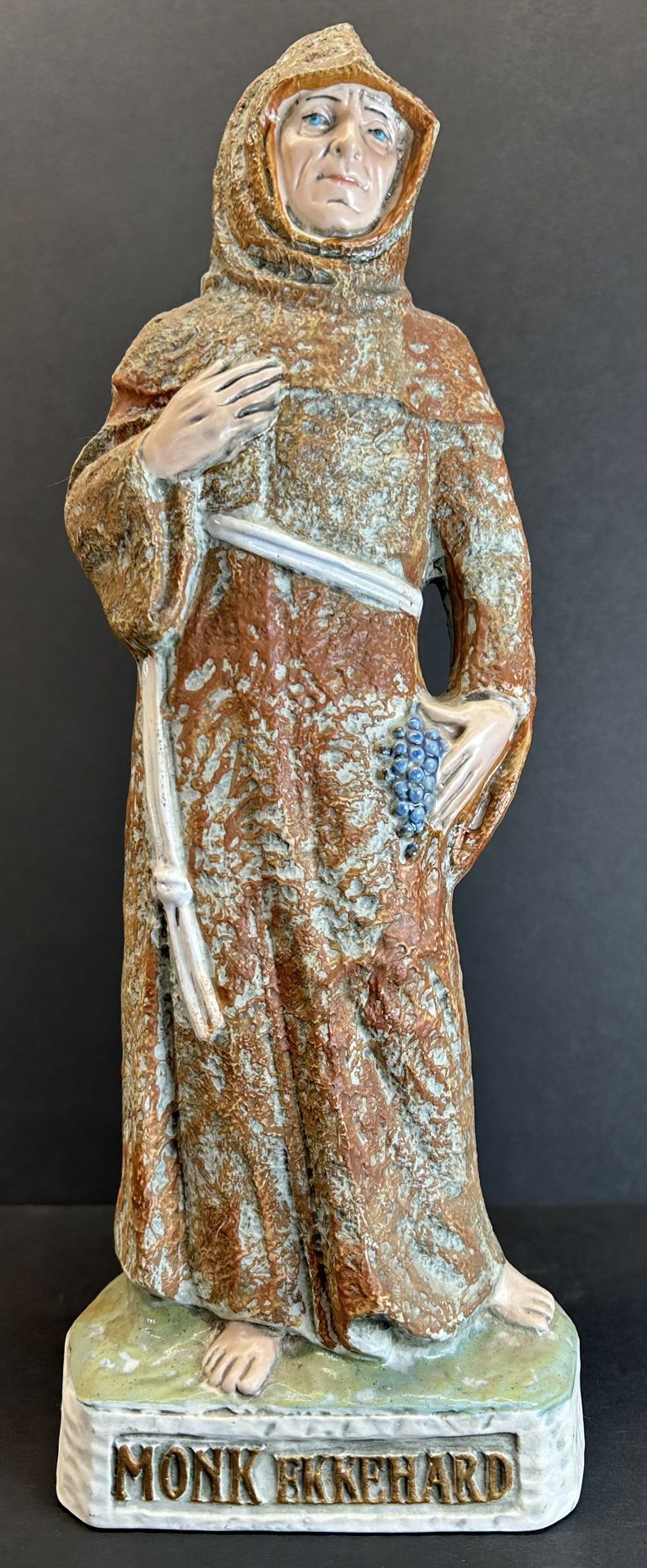 Monk Ekkehard Ceramic Statue Gourniet Gifts Capodimonte 