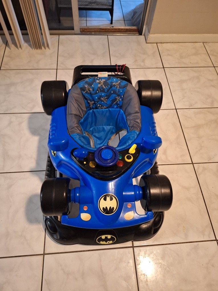 Baby Batmobile Walker With Sirens And Lights