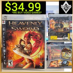 Heavenly Sword PS3 PlayStation 3 2007 Game w/ Manual Case Insert