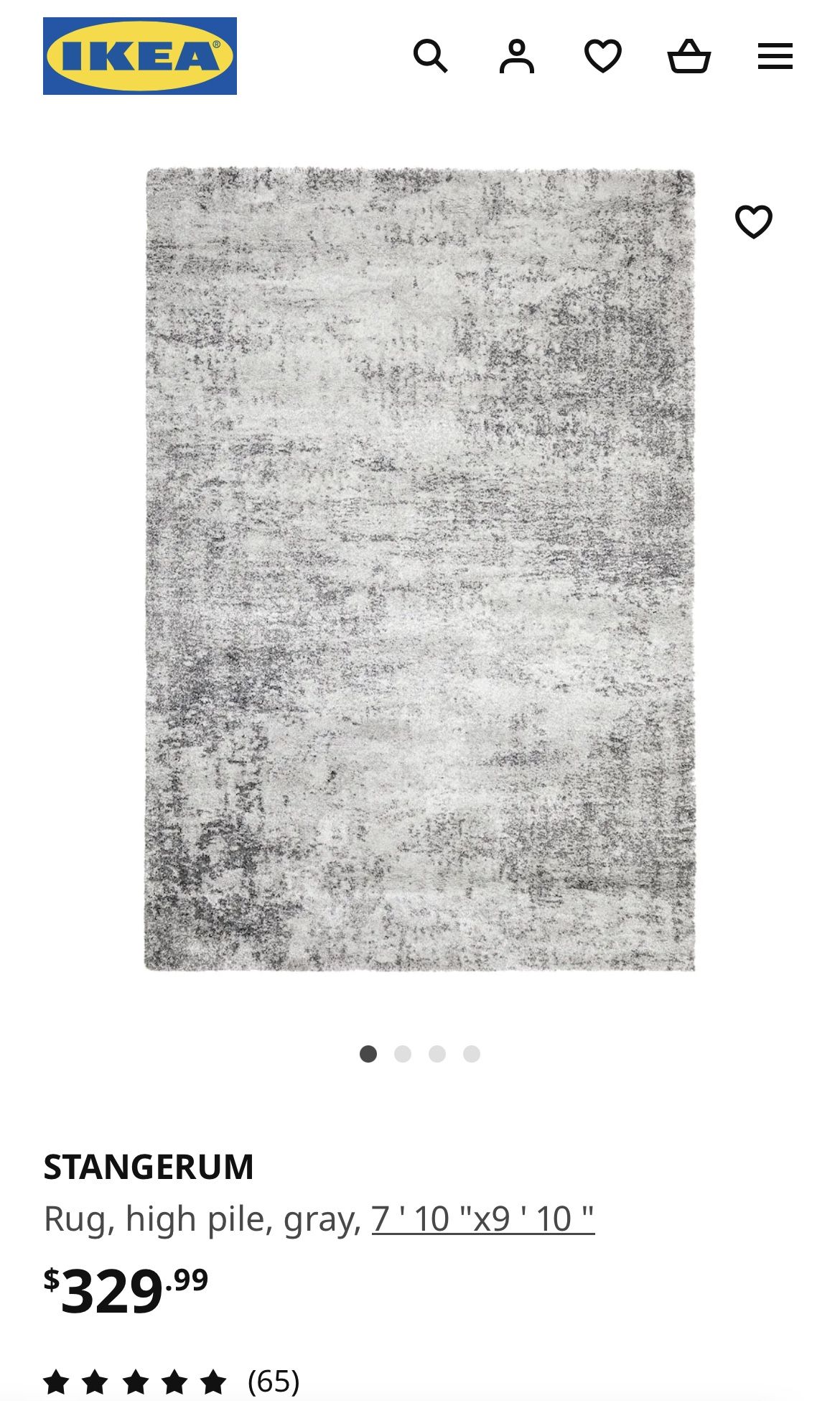 IKEA STANGERUM rug , 7 ' 10 "x9 ' 10 "