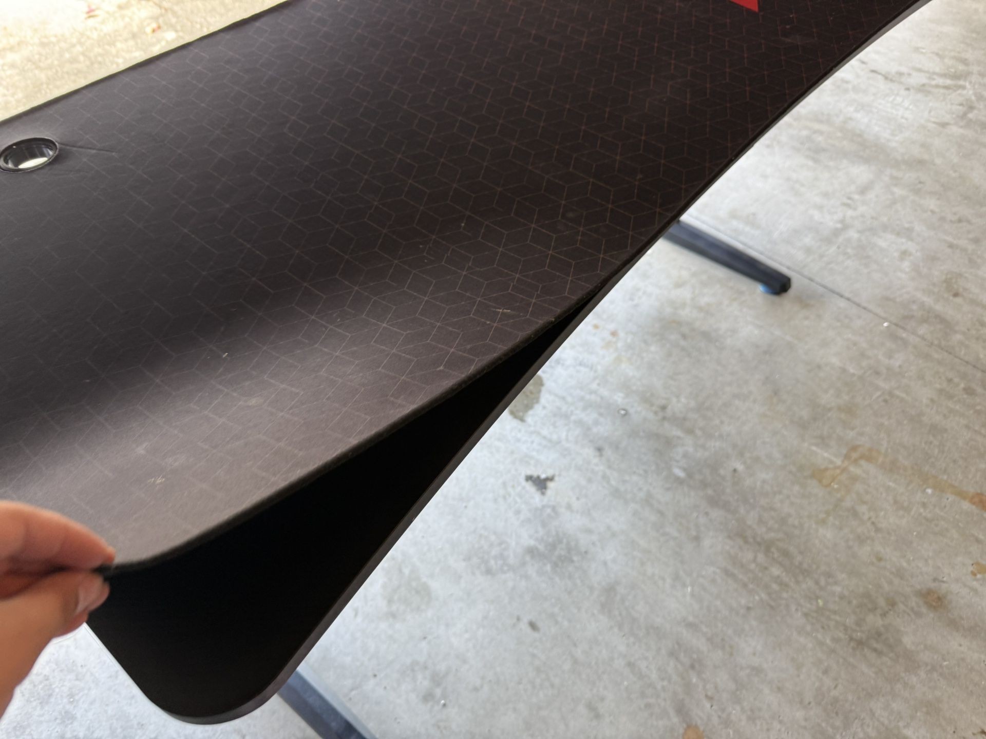 Gaming Table With Full Mouse Pad Cover