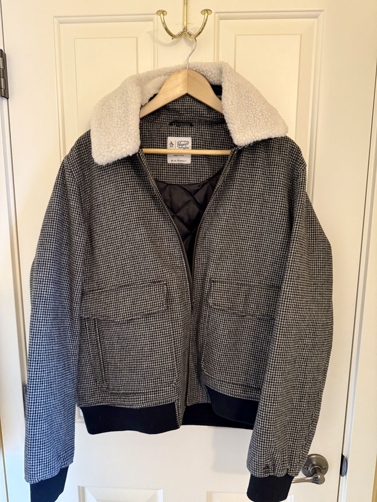 Original Penguin Men’s Houndstooth Jacket