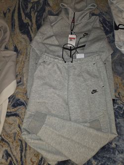 Nike Tech Fleece Tracksuit Set Gray large