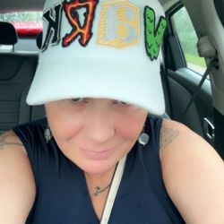 Custom Hats, Slides, Dog Collars. We Will Put Your Name Or You Can Choose From A Style Of Patch. The Patches Come Off New One Goes On !! So  Cool! 