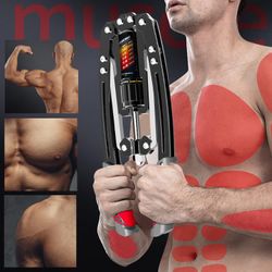 Arm Exerciser – Adjustable 22–440lbs Hydraulic Power, Chest & Shoulder Trainer – Great Condition