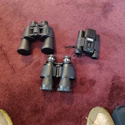 binoculars I have three different pair so their prices on these on these binoculars are negotiable