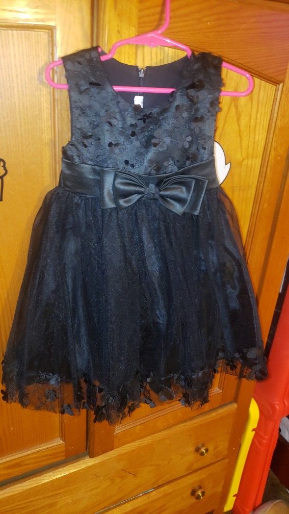 Black Toddler Party Dress