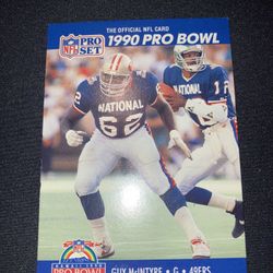 1990 NFL Pro Set - #405 Guy McIntyre