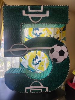 Soccer Number Pinata