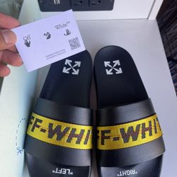 Off-White Industrial Belt Slides 