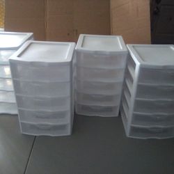 Sterilite Clearview Small Plastic 5 Drawer