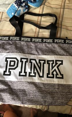 Beach bag by pink