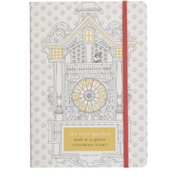 The Time Garden Week-at-a-Glance Coloring Diary (Time Adult Coloring Books)