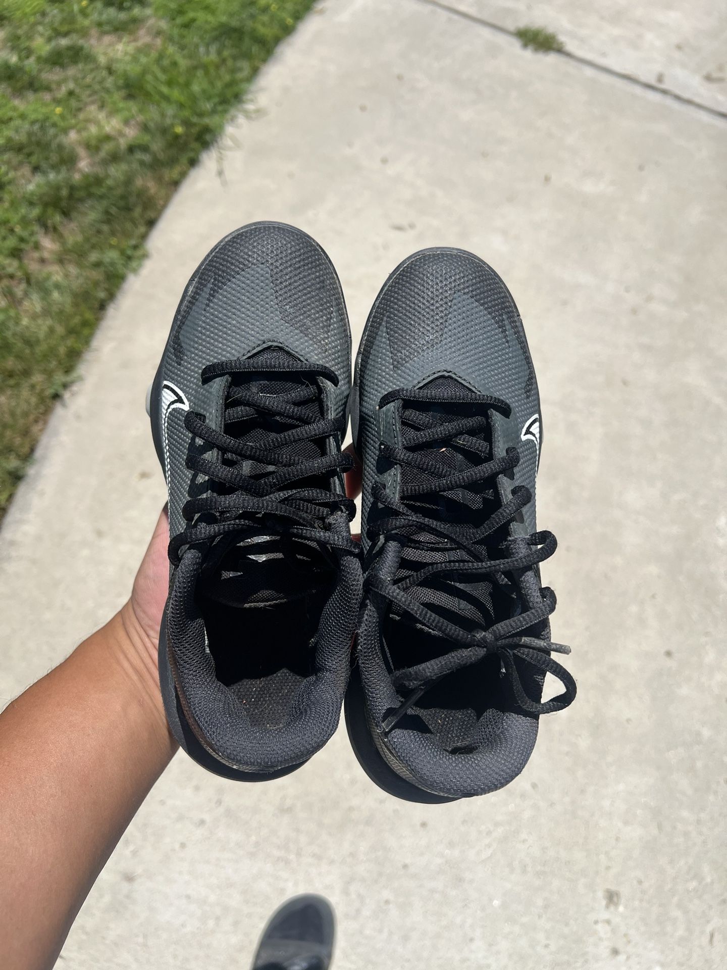 Baseball Cleats And Glove