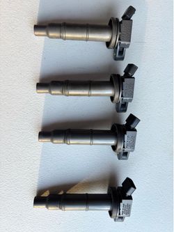 Denso 90(contact info removed)4 Ignition Coils For Toyota OEM Set Of Four 2.4L