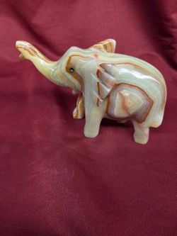 Elephant 6 Inch Onyx Stone (Made in Pakistan)